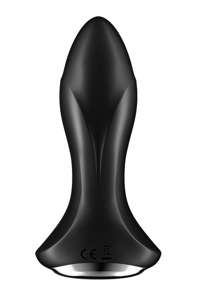 Анальна смарт-вібропробка із перлинним масажем Satisfyer Rotator Plug 1+ Black SO6278 фото