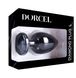 Металева анальна пробка з кристалом Dorcel Diamond Plug Black L SO7810 фото 7