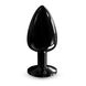 Металева анальна пробка з кристалом Dorcel Diamond Plug Black L SO7810 фото 1