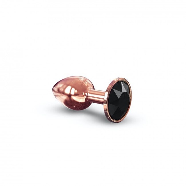 Металева анальна пробка із прикрасою у вигляді кристалу Dorcel - Diamond Plug Rose Gold S SO5534 фото