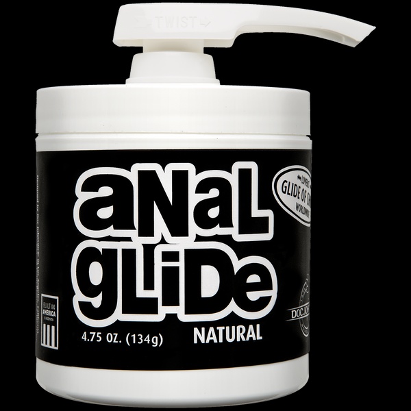 Анальна змазка на олійній основі Doc Johnson Anal Glide Natural (127 г) тривале ковзання SO1567 фото