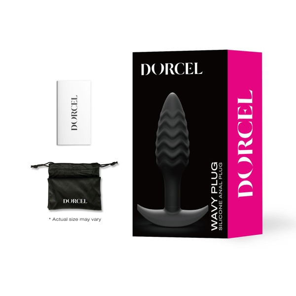 Анальна пробка Dorcel WAVY PLUG, діаметр 3 см, силікон SO8288 фото