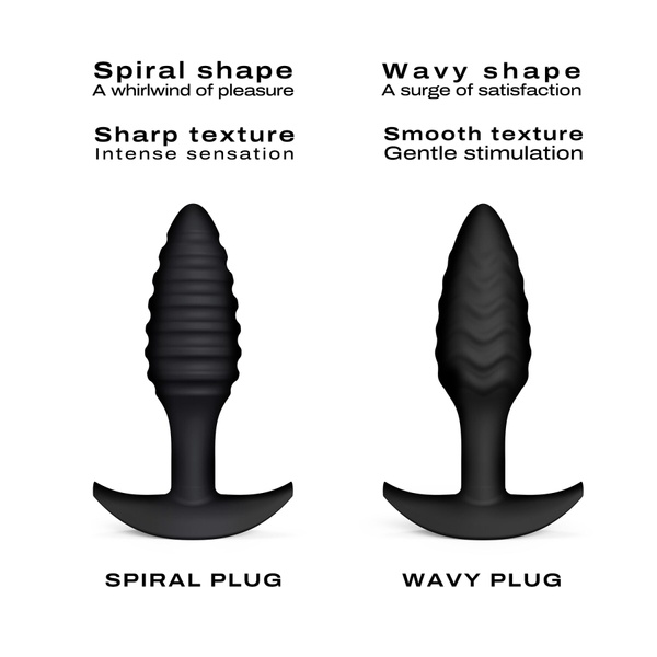 Анальна пробка Dorcel WAVY PLUG, діаметр 3 см, силікон SO8288 фото