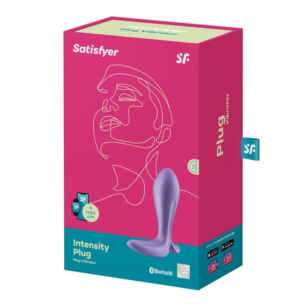 Анальна смарт-пробка з вібрацією Satisfyer Intensity Plug Purple SO8626 фото