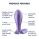 Анальна смарт-пробка з вібрацією Satisfyer Intensity Plug Purple SO8626 фото 6