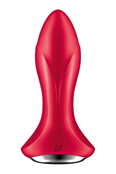 Анальна смарт-вібропробка із перлинним масажем Satisfyer Rotator Plug 1+ Red SO6277 фото