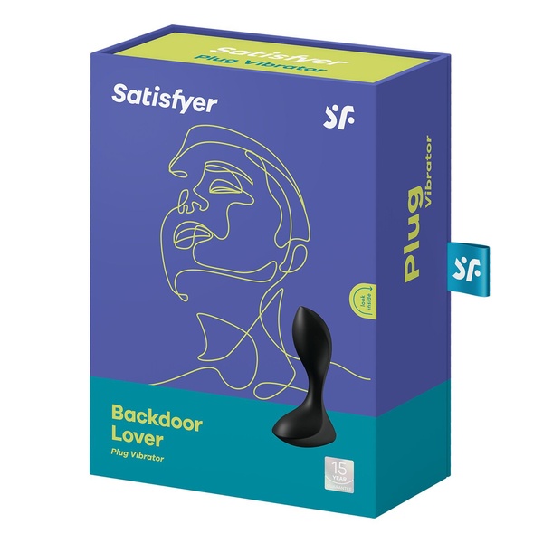 Анальна вібропробка Satisfyer Backdoor Lover Black SO5440 фото